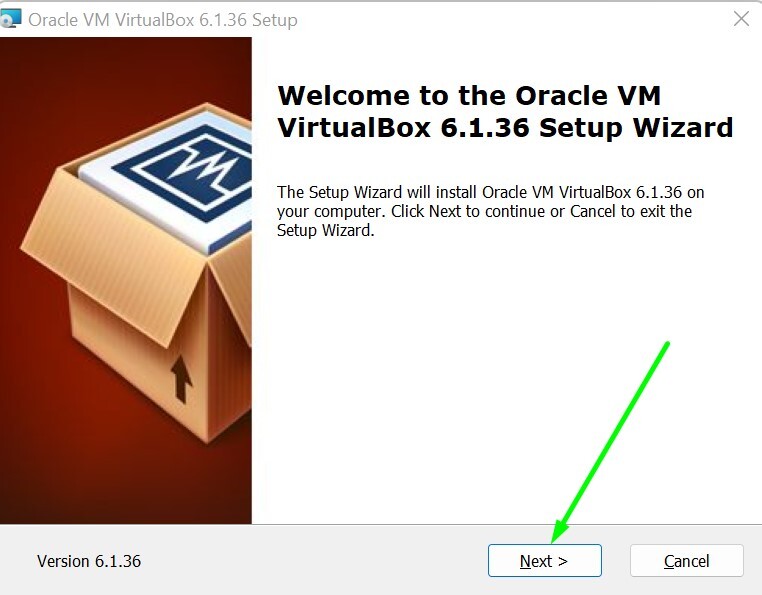 Xác nhận cài đặt VirtualBox